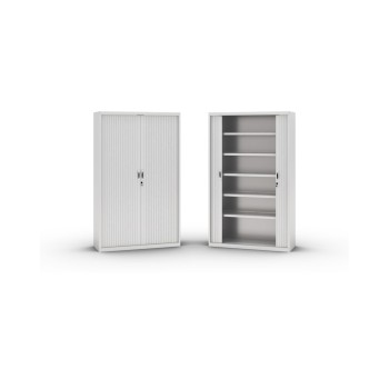 Armoire haute à rideaux