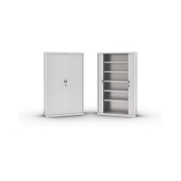 Armoire haute à rideaux