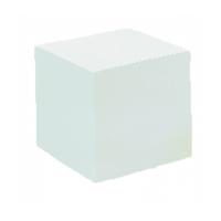 Bloc cube blanc 9x9x9 cm
