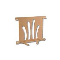 Barrière accordéon banane avec pied