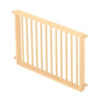 Barrière rigide à bareaux