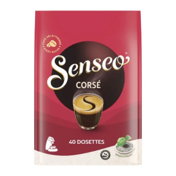 Paquet de 40 Dosettes café en Dosettes SENSEO® Corsé