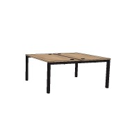 Bureau multiposte Astrolite avec obturateurs - L140 x P163 cm