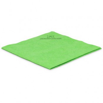  lavettes microfibres non tissees vertes 40x38cm