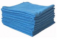 Lavette microfibre bleue 38x38cm