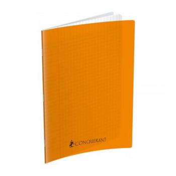 Cahier polypro A4 grands carreaux - 192P