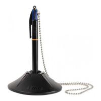 Stylo bille de comptoir socle bic bleu