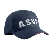 Casquette type baseball - microaérée. imperméable et respirante. Brodée “ASVP”.