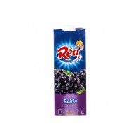 Pack de 6 briques de Jus de raisin rouge 100% Réa - 1L