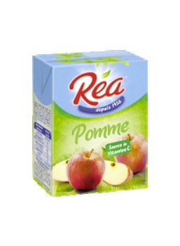 Pack de 6 briquettes de jus d'orange / pomme / raisin Réa - 25cl