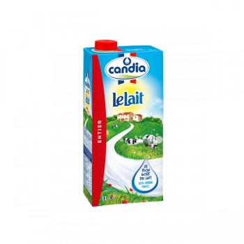 4 packs de 6 briques de lait Candia entier (24 x 1L)