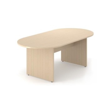 Table de réunion ovale 240 x 100 cm - 6/8 places