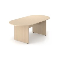 Table de réunion ovale 240 x 100 cm - 6/8 places