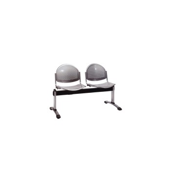 Banquette Poutre 2 places Diam - Assise et dossier en métal