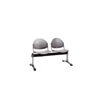 Banquette Poutre 2 places Diam - Assise et dossier en métal