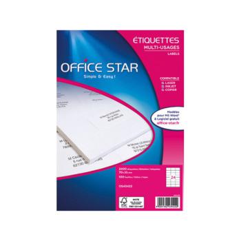 Boite de 2400 etiquettes 70x35