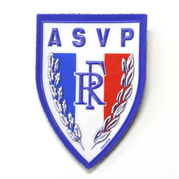 Ecusson manche ASVP - fixation sur velcro 