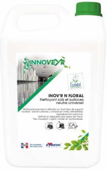 Nettoyant sols et surfaces neutre universel INOV'R N - 5L