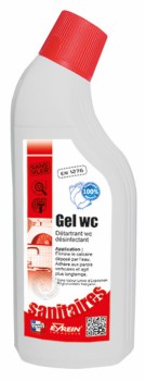 Gel wc coudé 750 ml - détartrant WC désinfectant