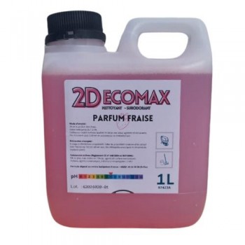 Nettoyant surodorant ECOMAX 2D Fraise - 1L