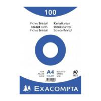 Paquet de 100 bristol A4 uni - blanc
