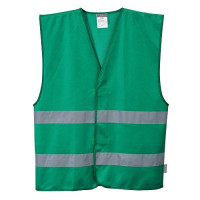 Gilet haute visibilté vert bouteille