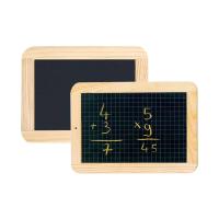 Ardoise naturelle 18x26cm 1f quadr./1f unie