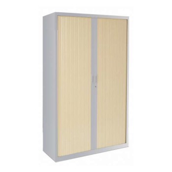 Armoire haute à rideaux