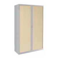 Armoire haute à rideaux