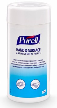 PURELL - Lingettes Désinfectantes Surfaces Alim. (x100)