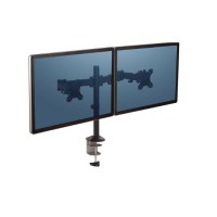 Support porte ecran double