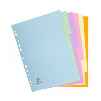 Jeu 6 intercalaires - carte recyclée 180g