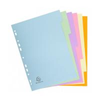 Jeu 6 intercalaires - carte recyclée 180g