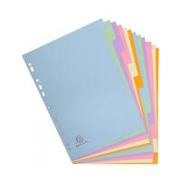 Jeu 12 intercalaires - carte recyclée 180g
