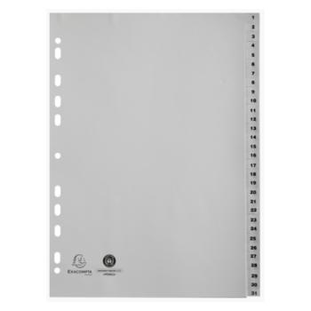 Intercalaire plastique 1 à 31