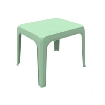 Table basse rectangulaire monobloc polypropylène - L69.7 x P59.7 x H45 cm - vert menthe