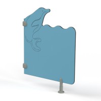 Séparation urinoir pour sanitaire