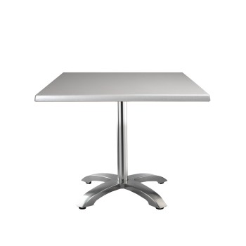 Table carrée 80 x 80 cm blanche