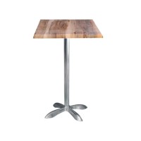 Table haute carrée 70 x 70 cm