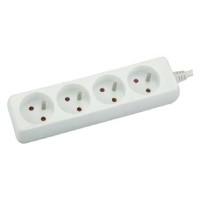Bloc multiprise 4 prises 2P+T 16A - 1M