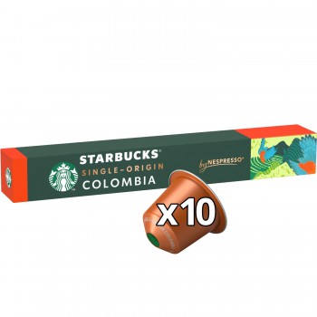 Starbucks Nespresso Colombia - 12 boites de 10 dosettes