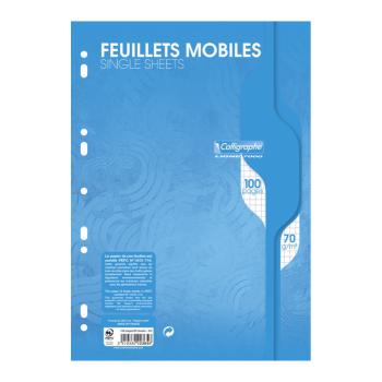 Paquet de 100 pages copies simples petits carreaux