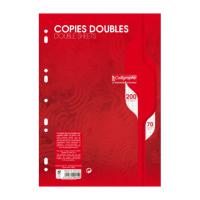 Paquet de 200 pages copies doubles petits carreaux