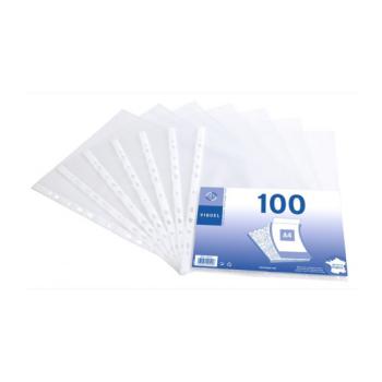 Paquet de 100 pochettes perforées A4