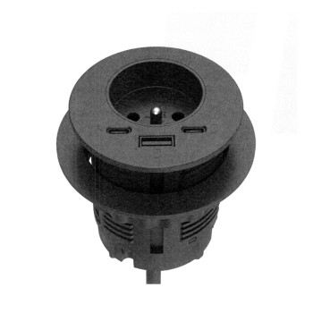 Prise encastrable Power-Spot 60mm