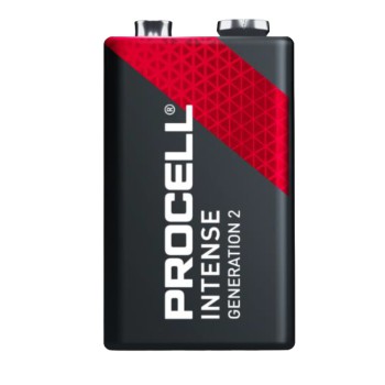 Pile alcaline 6LR61 Procell Intense 9V 726mAh