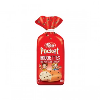 Pocket Briochettes Pépites Chocolat x 6 - Réu