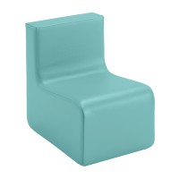 Chauffeuse tissu enduit Comète - L35xP47xH48 cm - HA 24cm