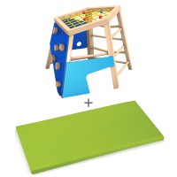 Structure de motricité Le Rocher L152xl106xH102cm + tapis de sol associé