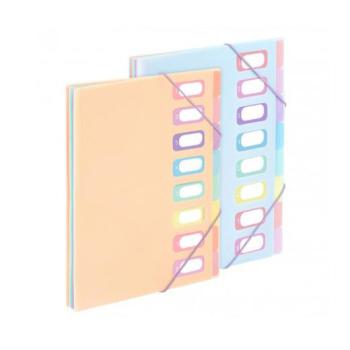 Trieur a soufflet A4 8 compartiments rainbow pa